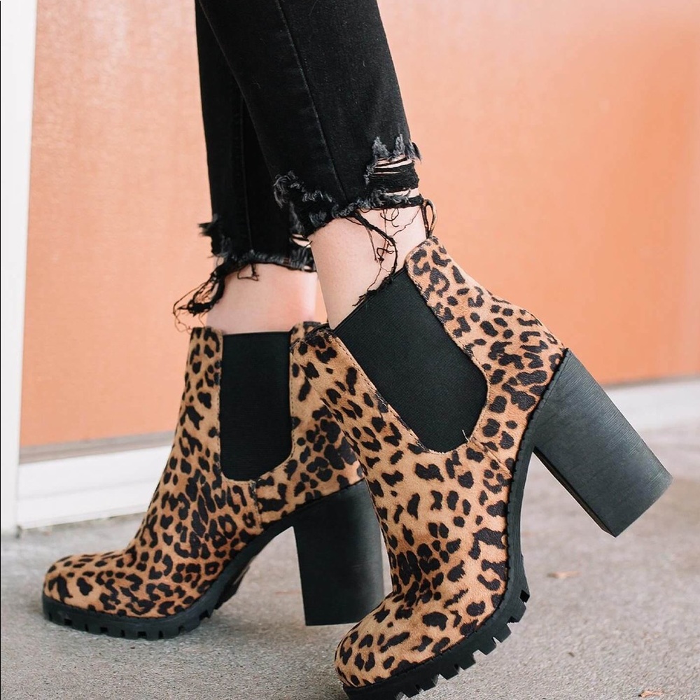 Cheetah Print Boot - image 1